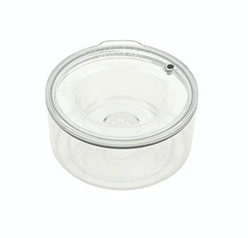 Slopper Stopper Dripless Water Bowl - Tritan Plastic Bowl Unit - for XSM Small Breed Dogs & Cats 0-20 Lbs, 6.85â€ Dia, 1.25 Quart Capacity - Image 1